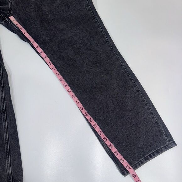 Everlane The Curvy 90's Cheeky Straight Jean Black Gray Women 32 Reg 28" Inseam - Picture 5 of 11